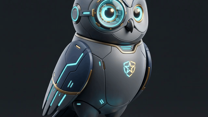 Premium Flow Owl Bot